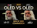 LG C1 OLED vs Sony Bravia A80J OLED | Side By Side TV Comparison