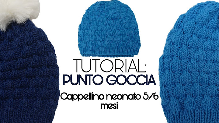 Cappellino di cotone ai ferri per neonato