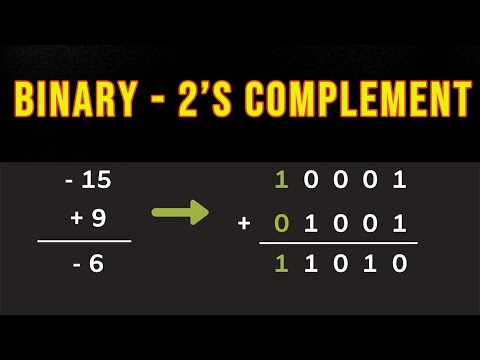 Binary Addition and Subtraction With Negative Numbers, 2's Complements & Signed Magnitude