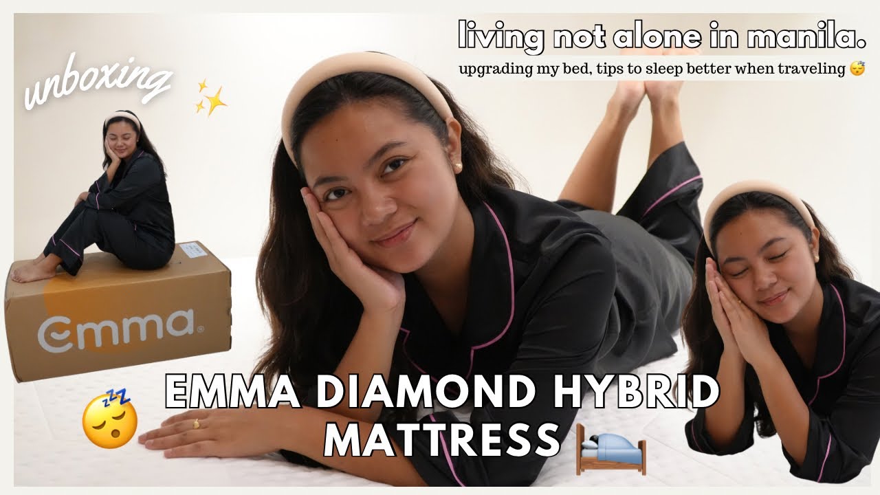 The #1 Travel Hack for Better Sleep! EMMA DIAMOND HYBRID MATTRESS REVIEW 😴💤