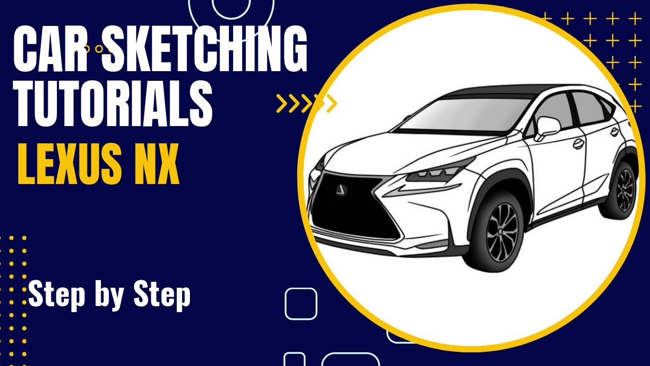 Drawing Lexus NX step by step Car Drawing Tutorials YouTube