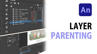 Layer Parenting in Adobe Animate  - How to Animate Series | CC#02