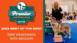 Meet 2022 Premier Best of the Best In Show Winner Terri Wemigwans with Meigunn