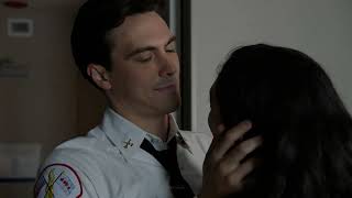 Chicago Fire 11x02 Kiss Scene - Violet and Hawkins