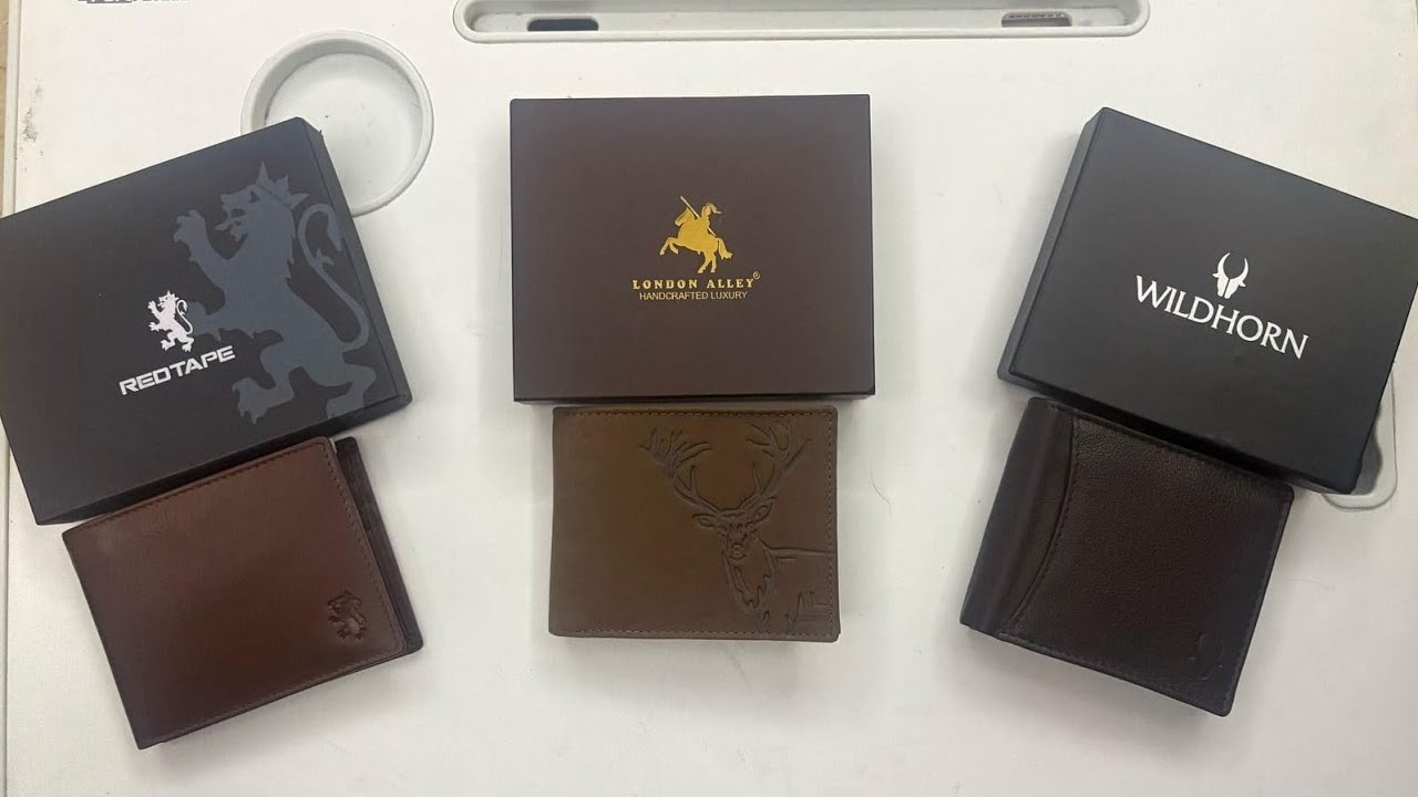 Red Tape - Wild Horn - London Alley - Which is the Best Wallet for Men? Detailed Comparison 