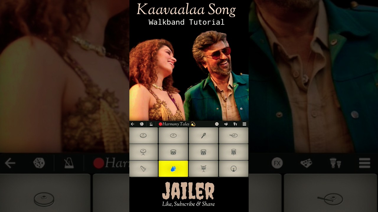 Kaavaalaa BGM | JAILER | Easy Piano Tutorial | Walkband Cover | 