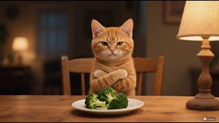 Kitten Hates Broccoli Wait For The Ending