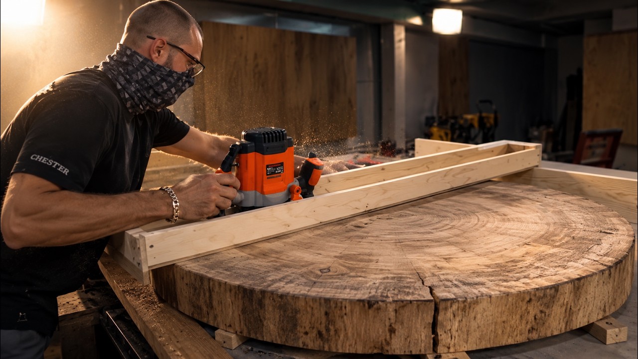 Homemade Router Network I Turned 100-Year-Old Pine Into Something Incredible With a Homemade ...