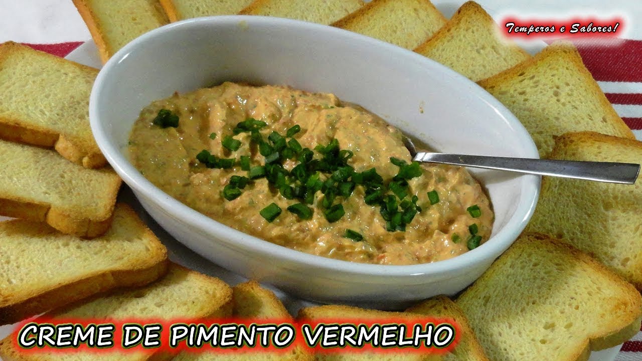 CREME DE PIMENTO VERMELHO, delicioso, saudável e muito fácil de fazer