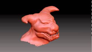 Doom2RemakeBySahkan(Eyal Medina) Hell-Knight sculpting WIP