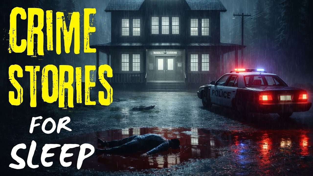 Disturbing True Crime Stories For Sleep With Rain Sound | Black Screen | Vol. 14