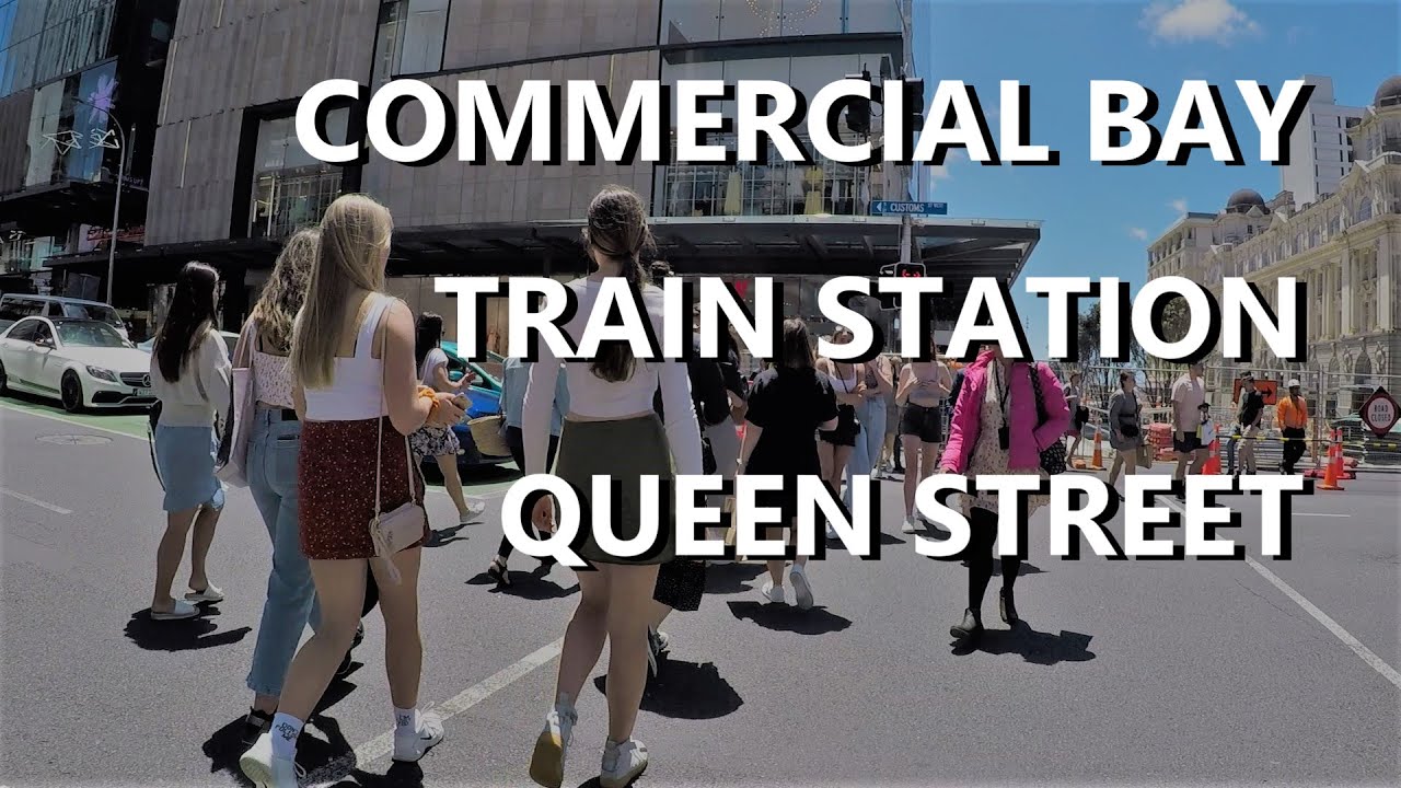 Queen Street| Commercial bay| Train Station |Masks Public Transport | I walk for you