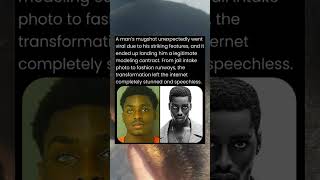 Mugshot went viral unexpectedly due to striking features