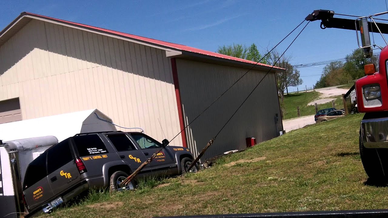 Genoe's Side Recovery Boom Full Boom Test on soft ground sidepuller Patent Pending