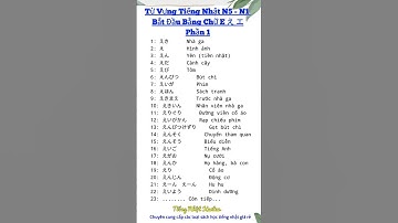 Từ Vựng Tiếng Nhật N5 đến N1 Bắt Đầu Bằng Chữ U う ウ Phần 1 #hoctiengnhat #tiengnhatkantan