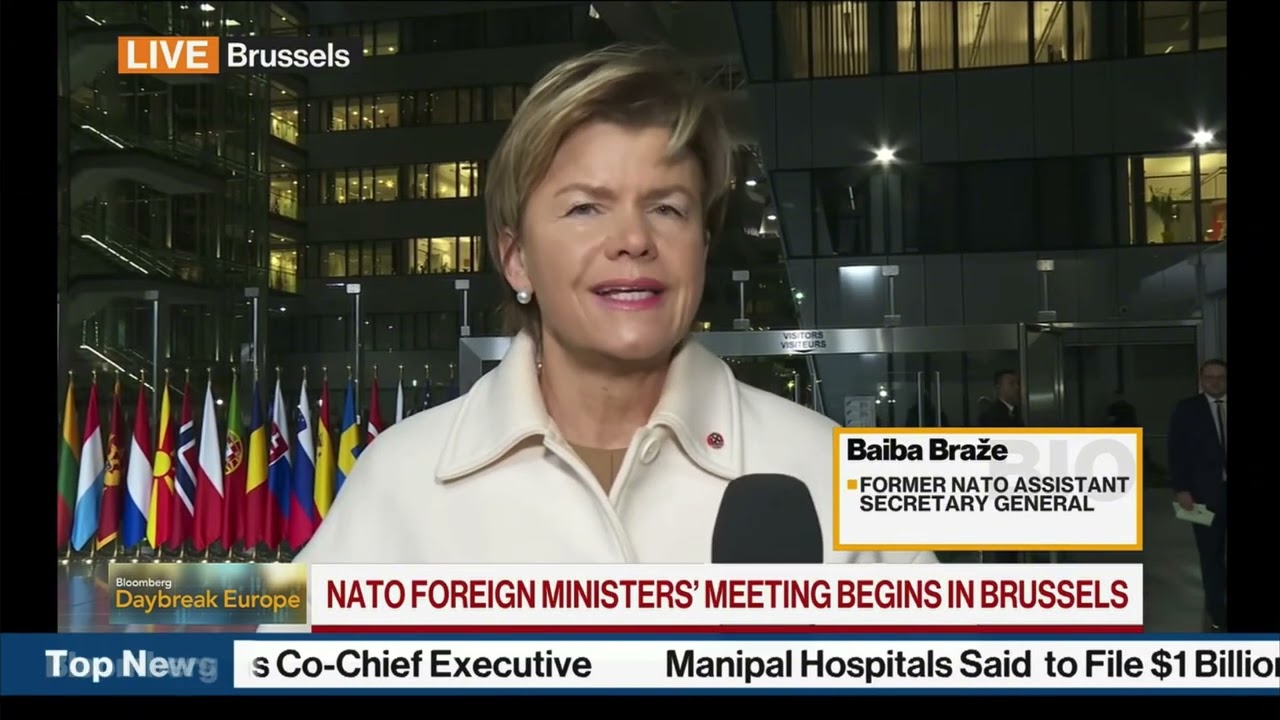 Latvia’s Foreign Minister Baiba Braže speaks to with Oliver Crook for Bloomberg "Daybreak Europe"