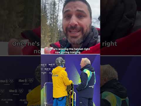 Will Ukrainian skeleton racer still wear his banned helmet in competition?