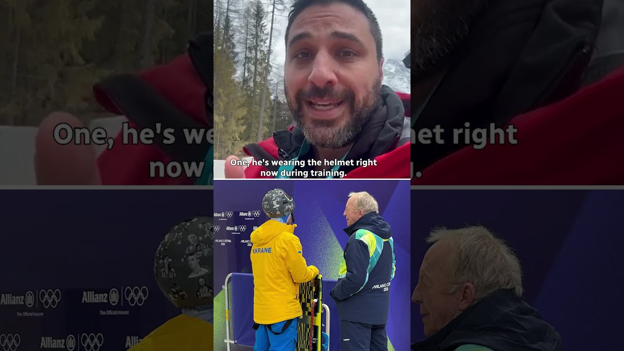 Will Ukrainian skeleton racer still wear his banned helmet in competition?