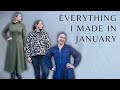 All the things i made in january