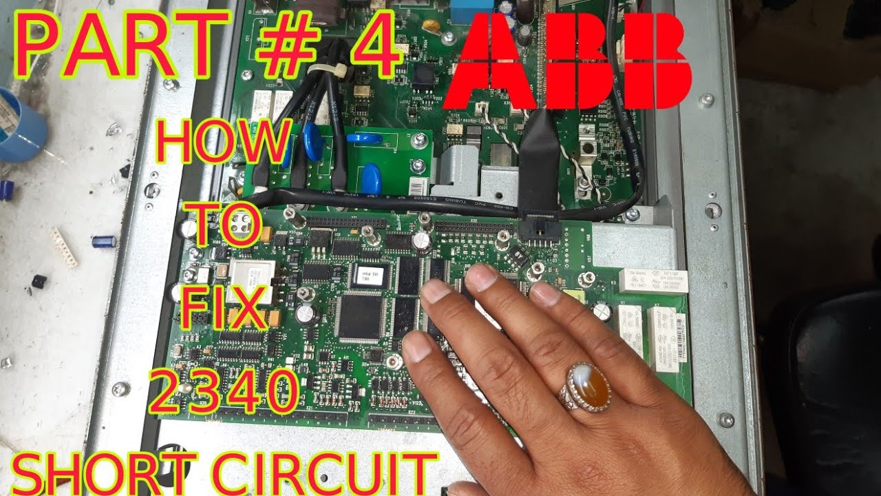 how to fix short circuit 2340 troubleshooting in Abb Acs800 37 kw Vfd