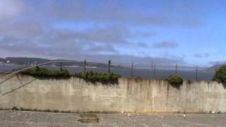 Home-run in Alcatraz exercise yard