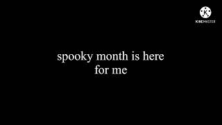 Today is spooky month! (well, in Ireland and UK)