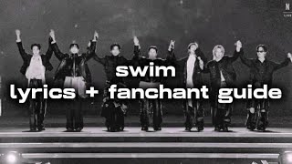 Bts Swim S  Fanchant Guide 
