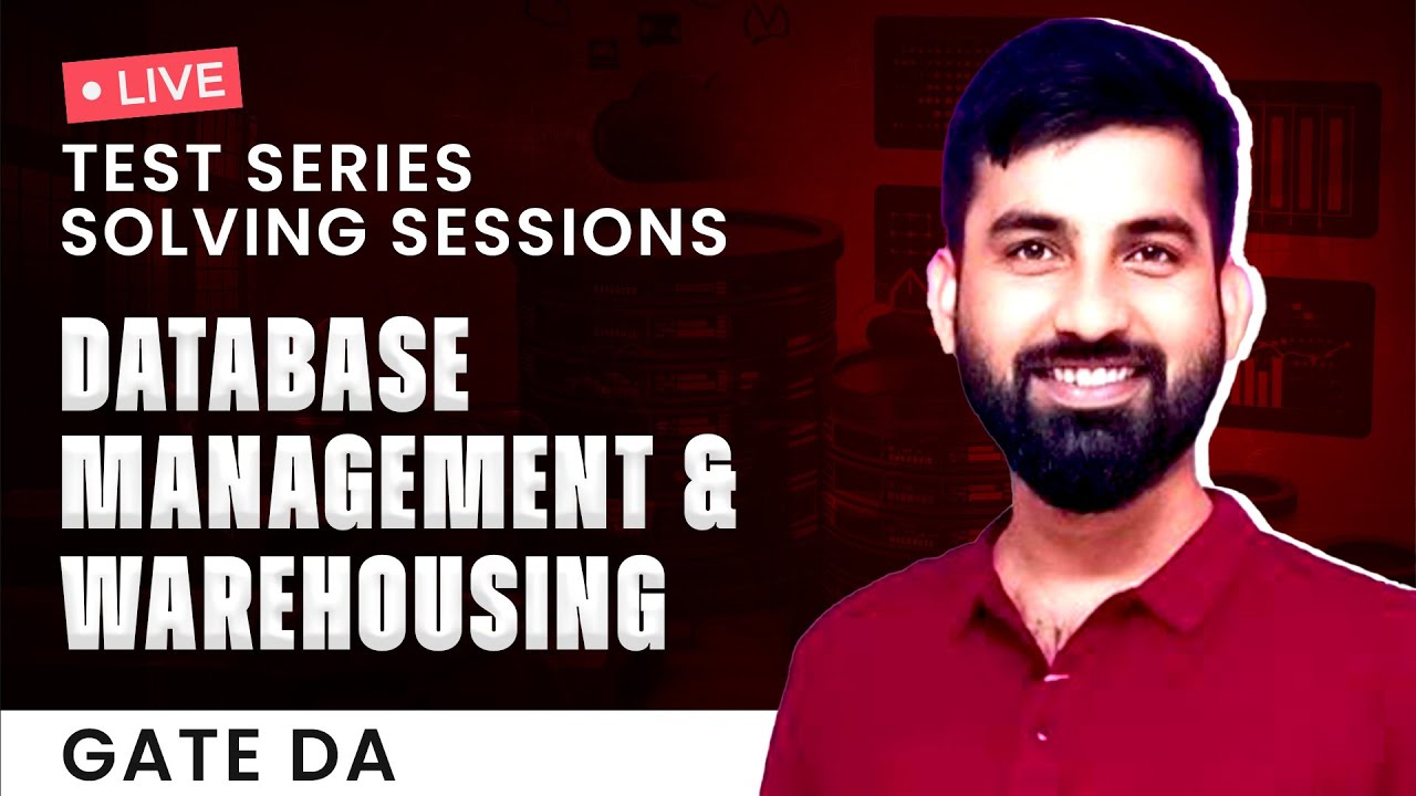 Gate 2025 data science ai database management and warehousing test
