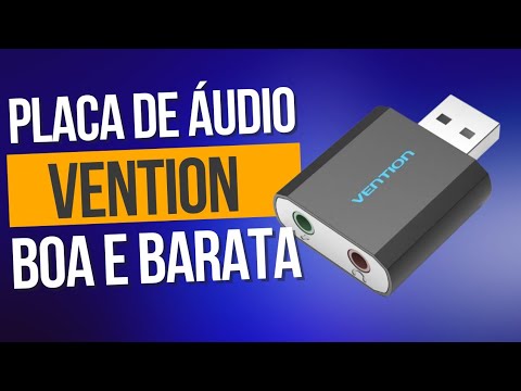 Unbox e teste da placa de audio Vention - Aliexpress