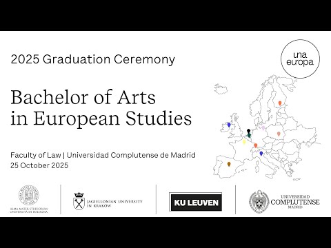 Acto de Graduación de los Alumnos Bachelor of Arts in European Studies 2025. Una Europa.
