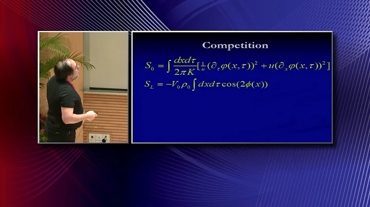 Thierry Giamarchi  - Clean and Dirty Bosons in 1D Lattices (WTPT)