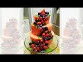 How to make Watermelon Cake | Easy DIY Fruits Centerpiece