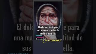 El dolor de una madre