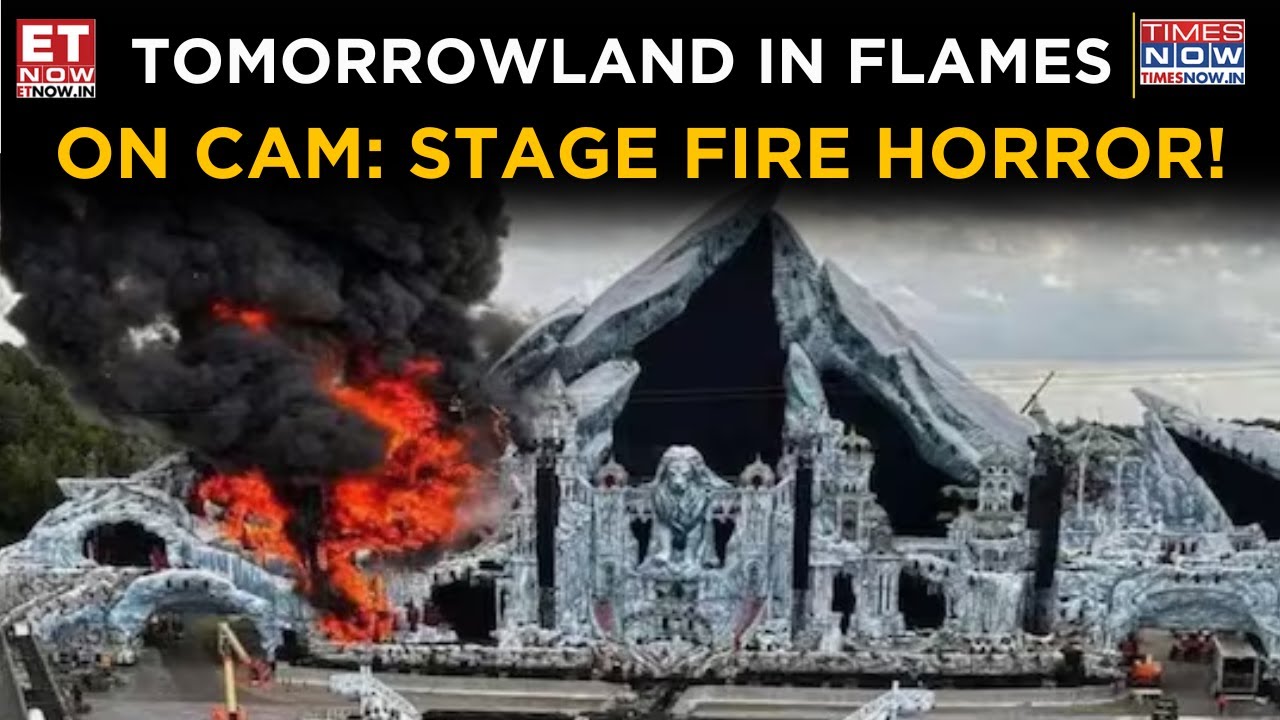 Massive Fire Destroys Tomorrowland Main Stage | Festival Shocked