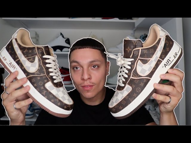 200 pairs of Louis Vuitton x Nike 'Air Force 1' shoes designed by