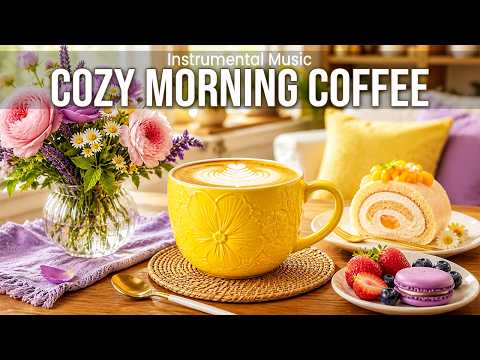 Cozy Morning Coffee Jazz ☕ Smooth Bossa Nova Cafe Music for Relaxing & Focus