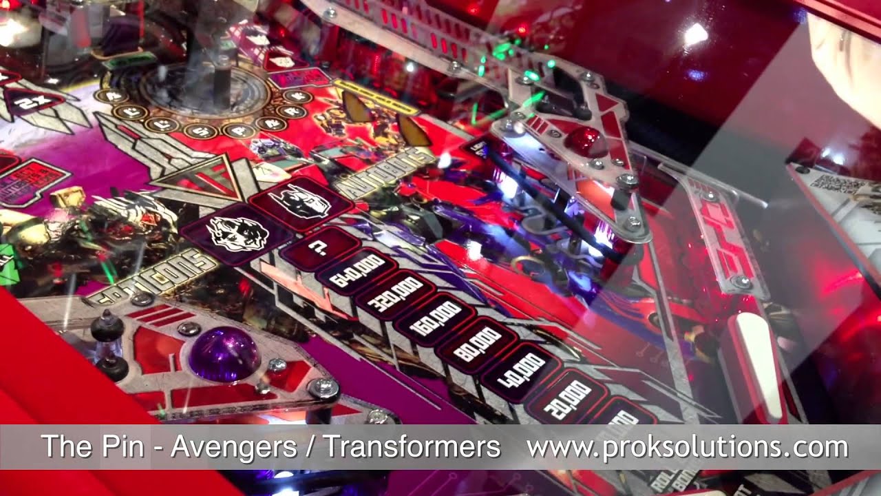 Stern Pinball / The Pin - Avengers / Transformers - CES 2013