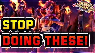 FIX THESE NOW! Rise Of Kingdoms Most Common Mistakes ! [5 Curcial Mistakes!]