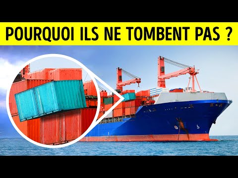 Pourquoi les conteneurs ne tombent pas plus souvent dans l'eau