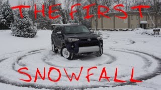 An early snowfall this year, so of course we got the 2016 toyota
4runner out for a fun morning. primarily had it in 4 hight with
traction control off. unf...