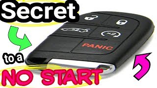 no crank? no start? how to start your car when the key stop working. key fob not detected