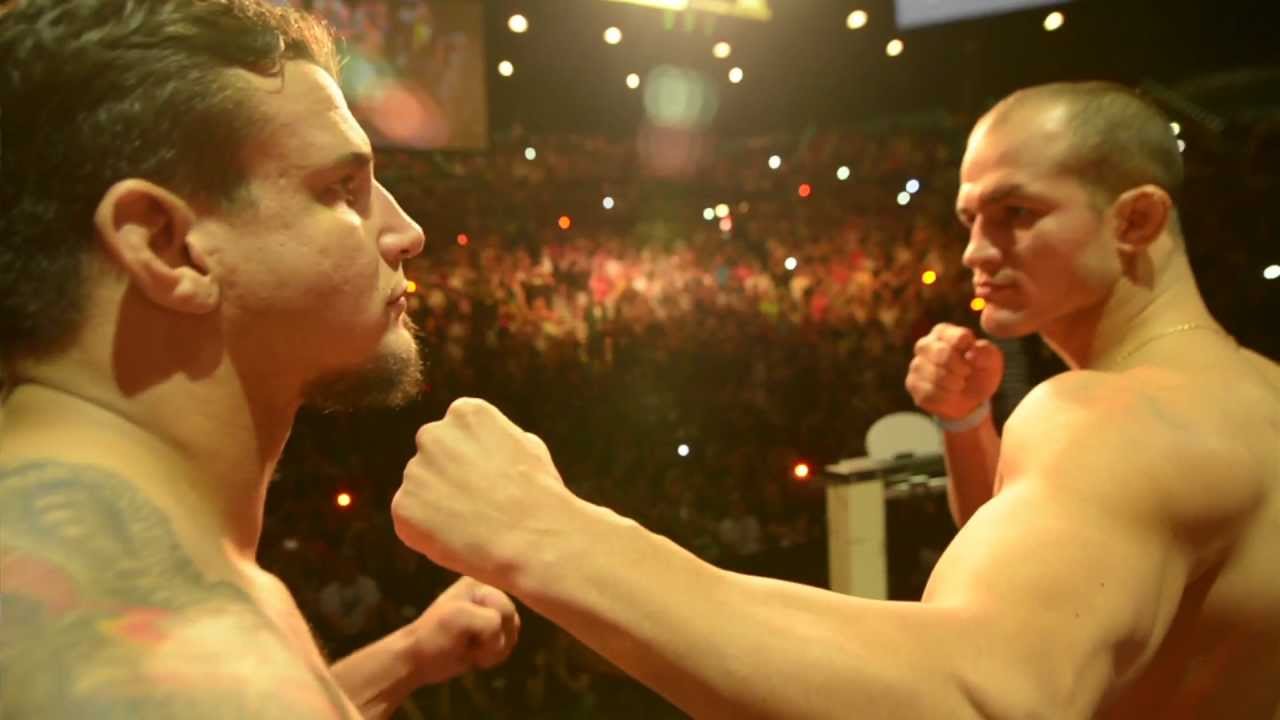 UFC 146 Weigh-In: Dos Santos vs. Mir Staredown