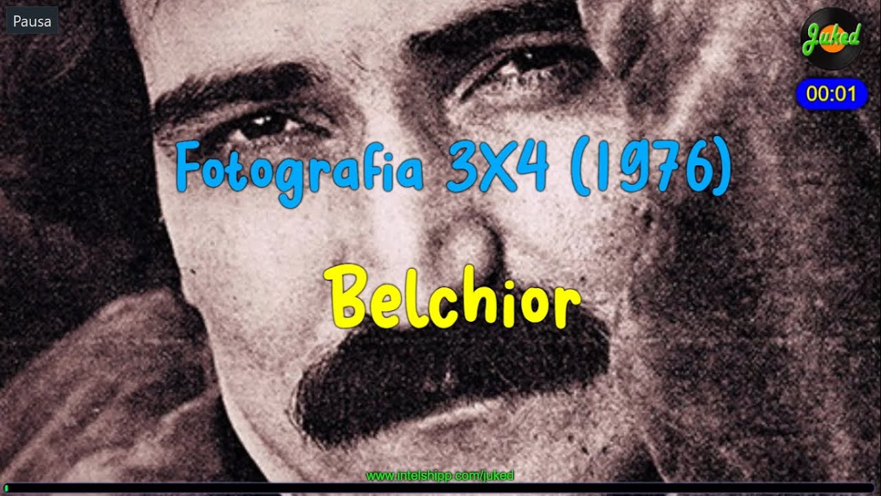Letra De Belchior Fotografia 3x4 - RETOEDU