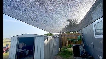 HEAT WAVE? This 10 x 20 Shade Cloth is the Answer for Plants, Patio or Pool. #founditonamazon