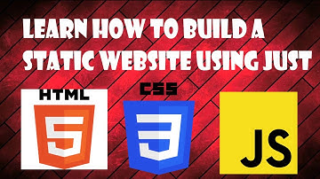 Build A Simple Static Website Using HTML 5, CSS 3 and JS Tutorial #2