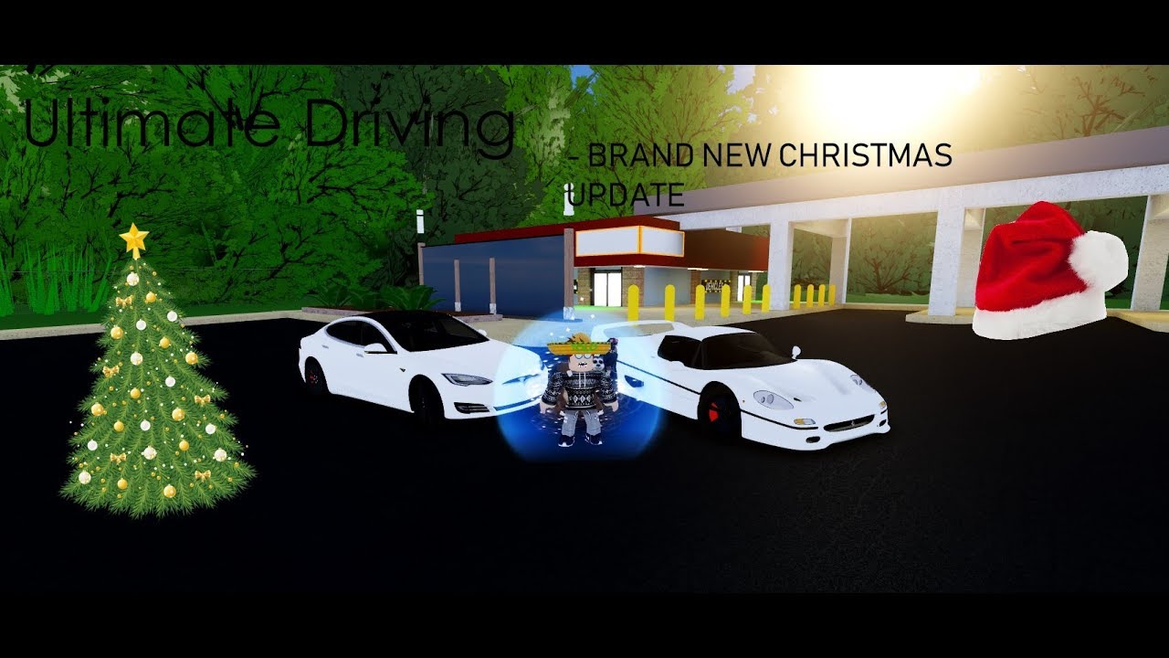 Brand New Christmas Update Ultimate Driving Roblox Youtube - ultimate driving i signsnew roblox