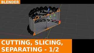 Cutting, Slicing, and Separating Objects in Blender, Part 1: Bisect, Split, Rip, Separate