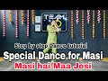 Masi hai Maa Jesi step by step Dance tutorial|| Dance For Masi Wedding #masihaimaajesi #danceformasi