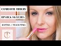 CHARLOTTE TILBURY LIPSTICK SWATCHES / 10 Pinks and Peach-Pink Lipsticks / Spring Lipsticks