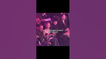 Ariana Grande & Lady Gaga reacting to Doja Cat’s High Note at the VMAs.